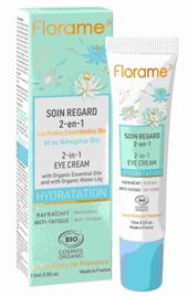 2 in 1 Eye cream 15 ml. Florame  NYHED