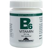 B 6 Vitamin 22 mg. 100 tabl.