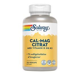 Cal-Mag Citrat med vitamin D + k2 150 Kapsler TILBUD så længe lager haves