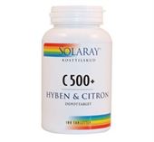 C-Vitamin C500 hyben, citron 180 tabletter TILBUD